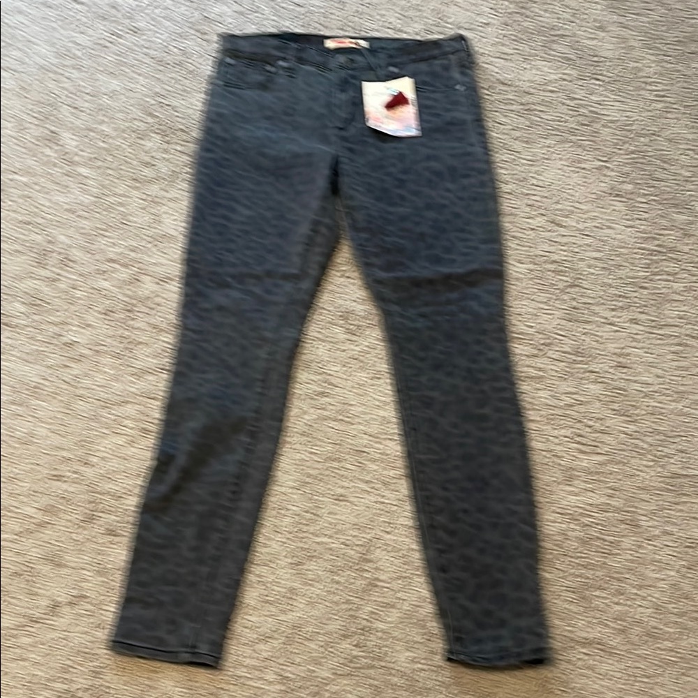 Leopard Print Skinny Jeans by Johnny Was